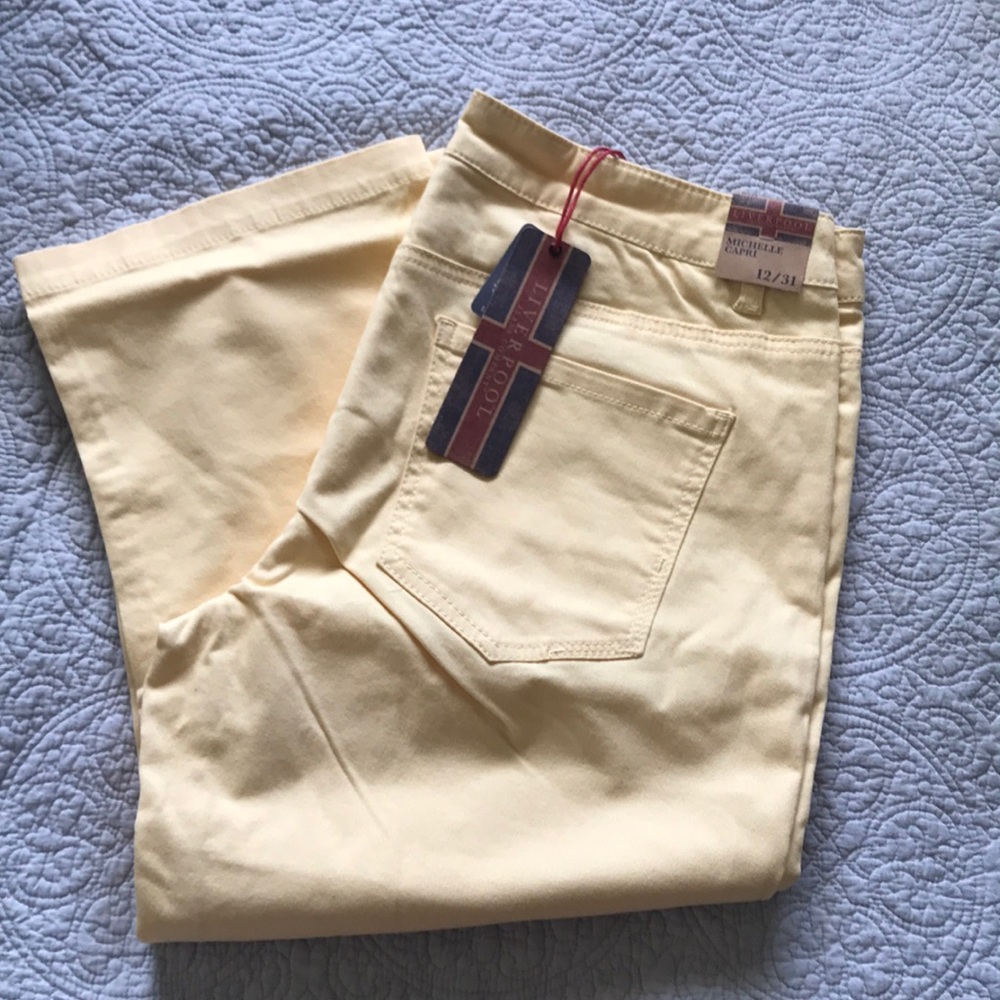 Yellow Liverpool “Michelle Capri” Denim